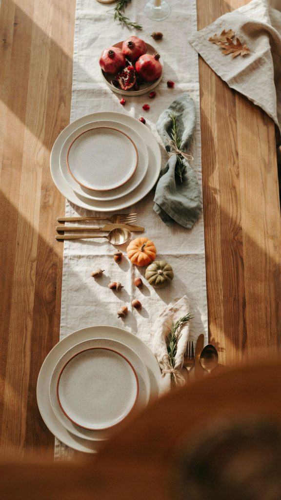 layer a table setting worth lingering over