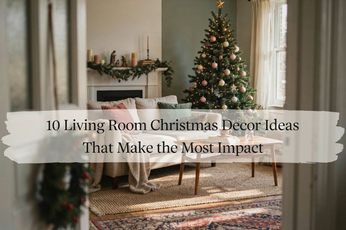 living room christmas decor ideas featured