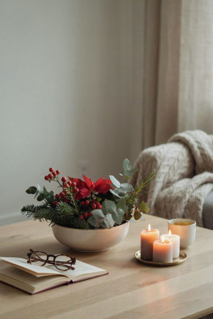 small floral arrangement