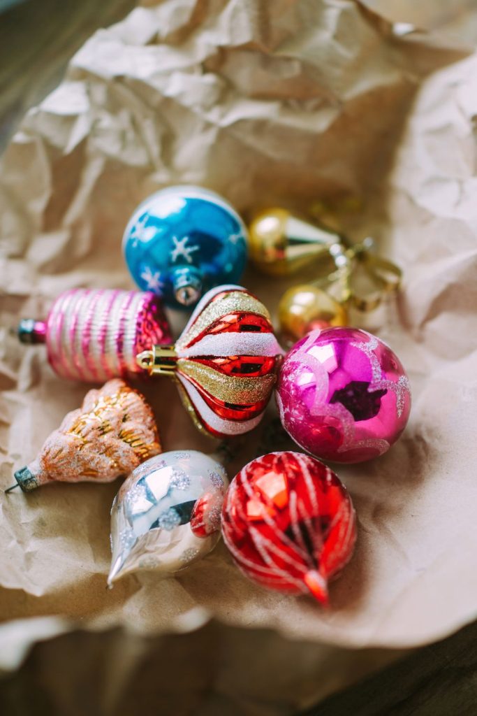 wartime shiny brite ornaments