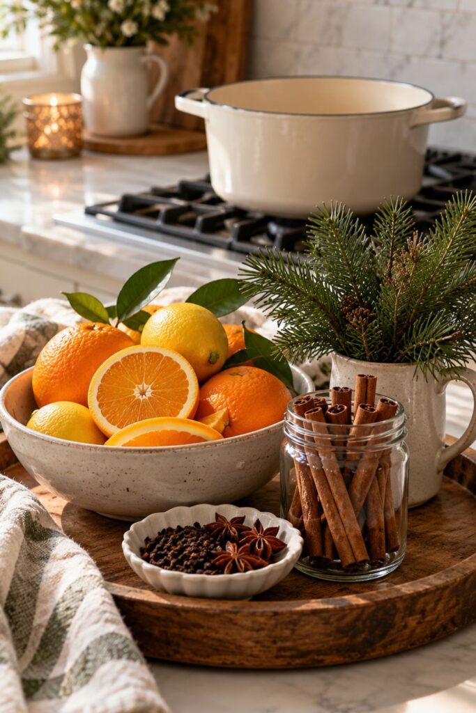 build your own christmas simmer pot recipes
