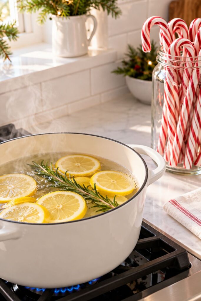 peppermint lemon and rosemary