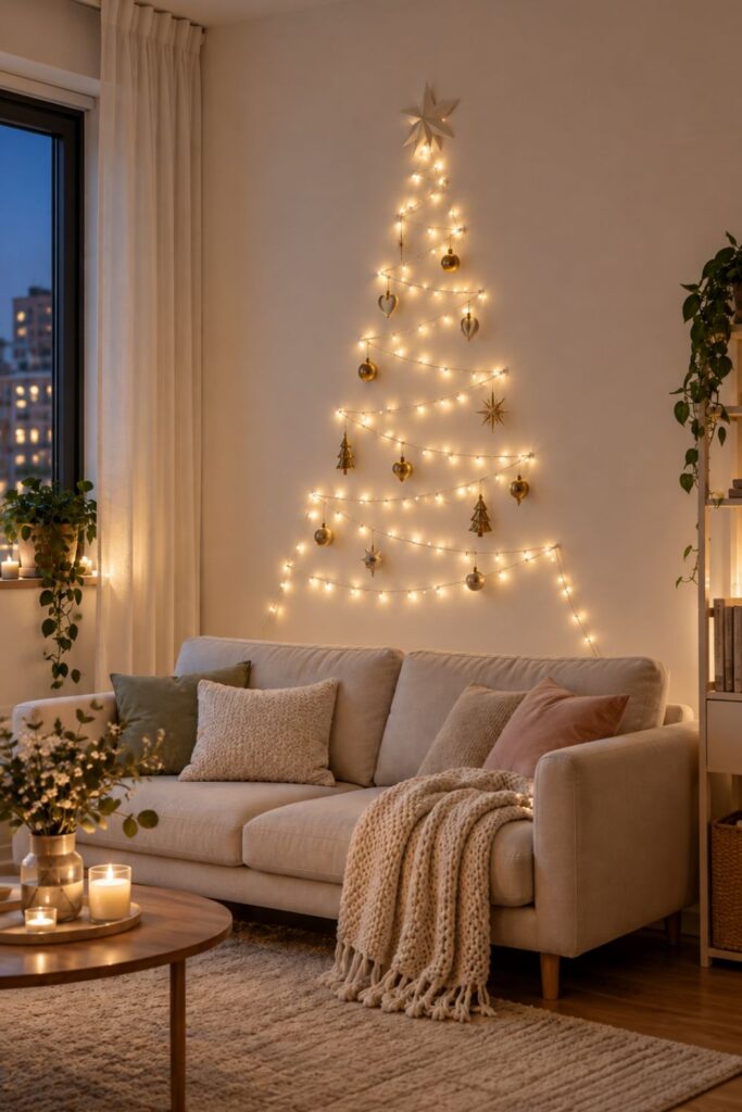 wall light tree